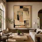 SOLORART Abstract Art | Torn Paper Layers