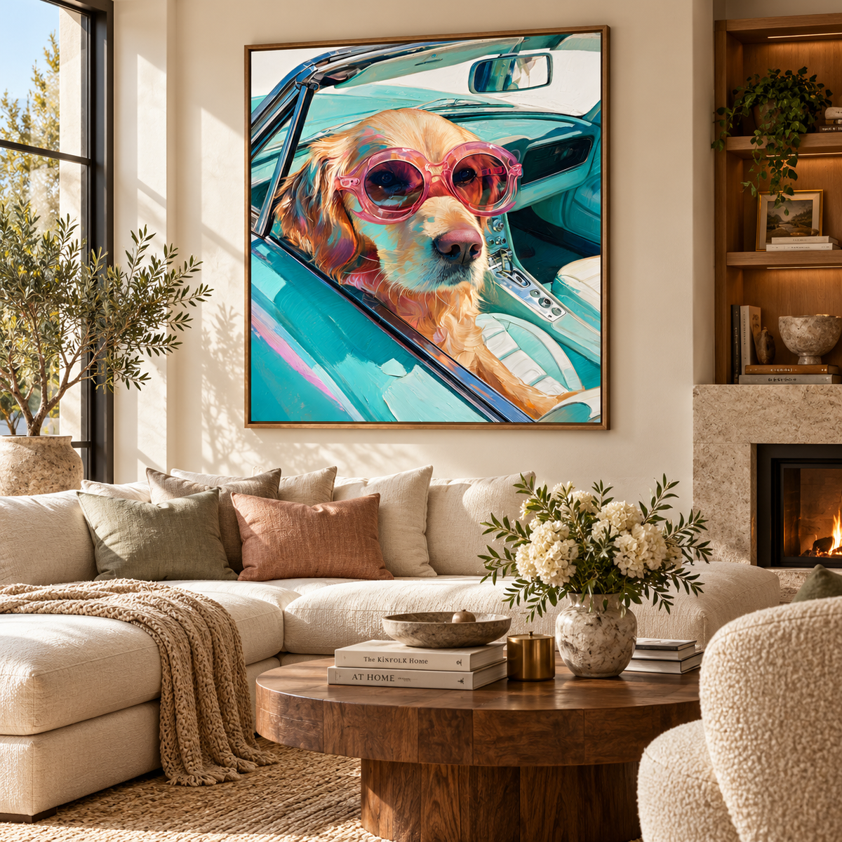 SOLORART POP Art | Turquoise Ride Companion