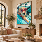SOLORART POP Art | Turquoise Ride Companion