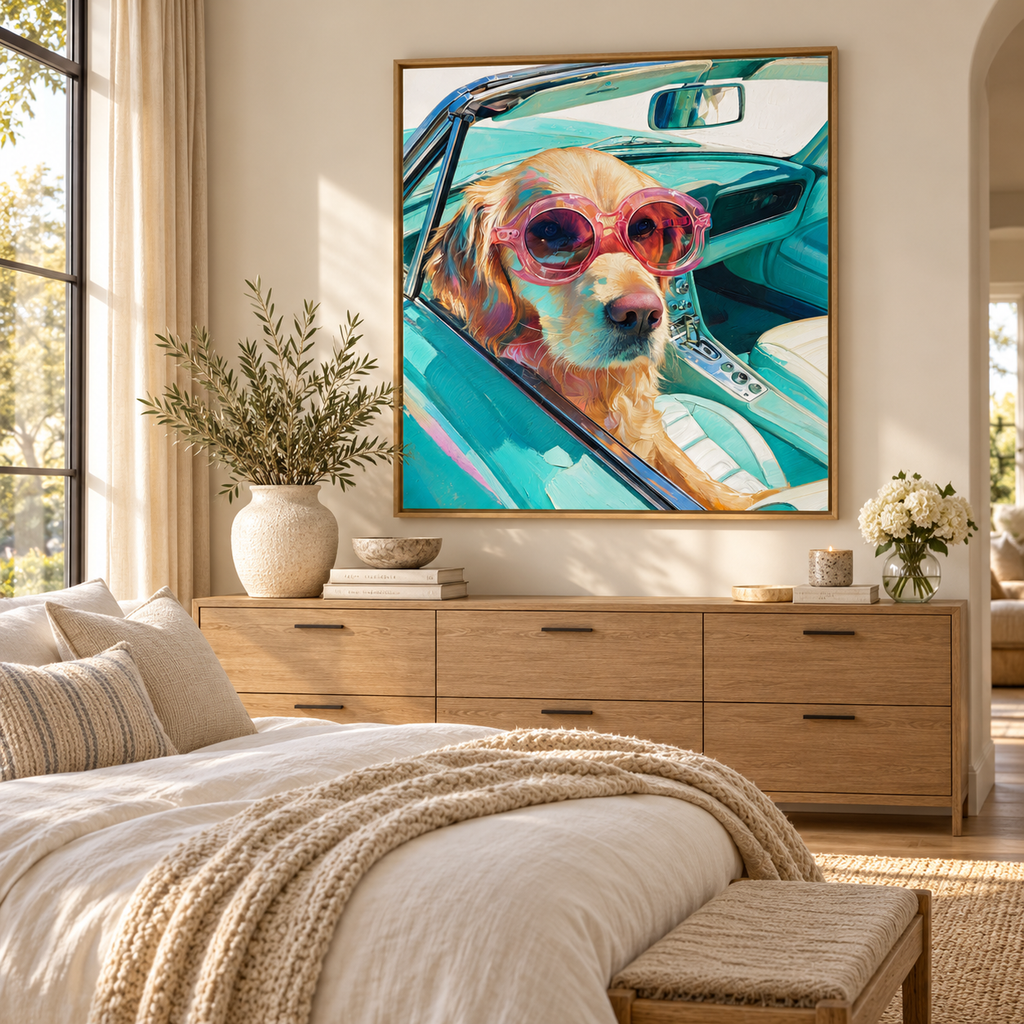 SOLORART POP Art | Turquoise Ride Companion