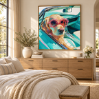 SOLORART POP Art | Turquoise Ride Companion