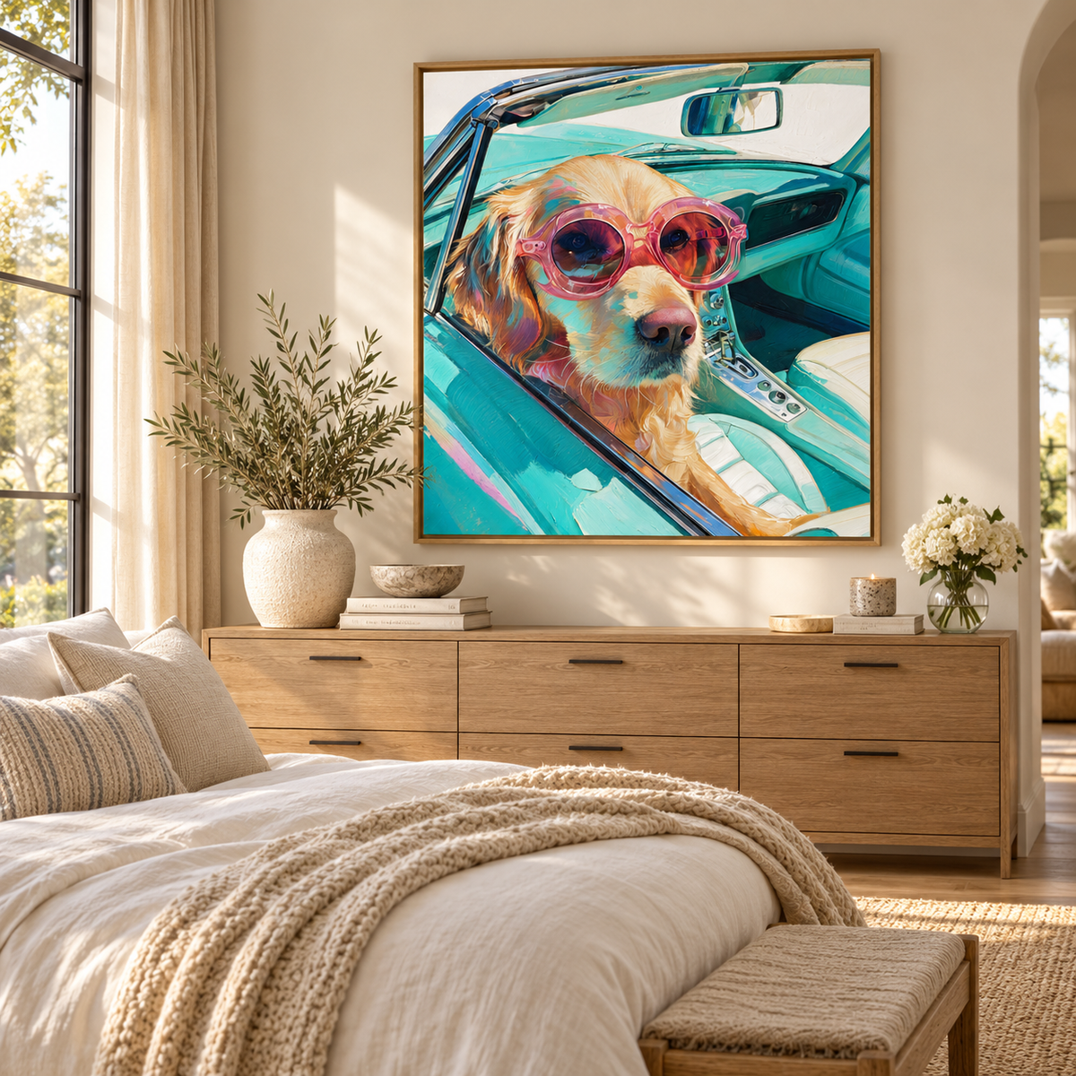 SOLORART POP Art | Turquoise Ride Companion