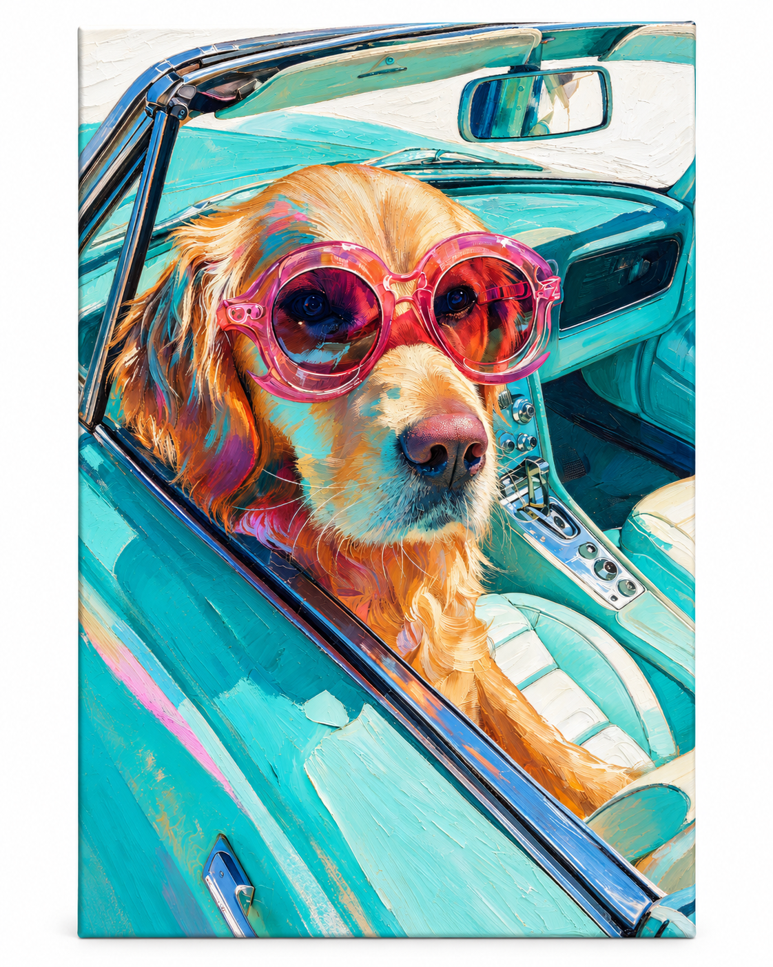 SOLORART POP Art | Turquoise Ride Companion