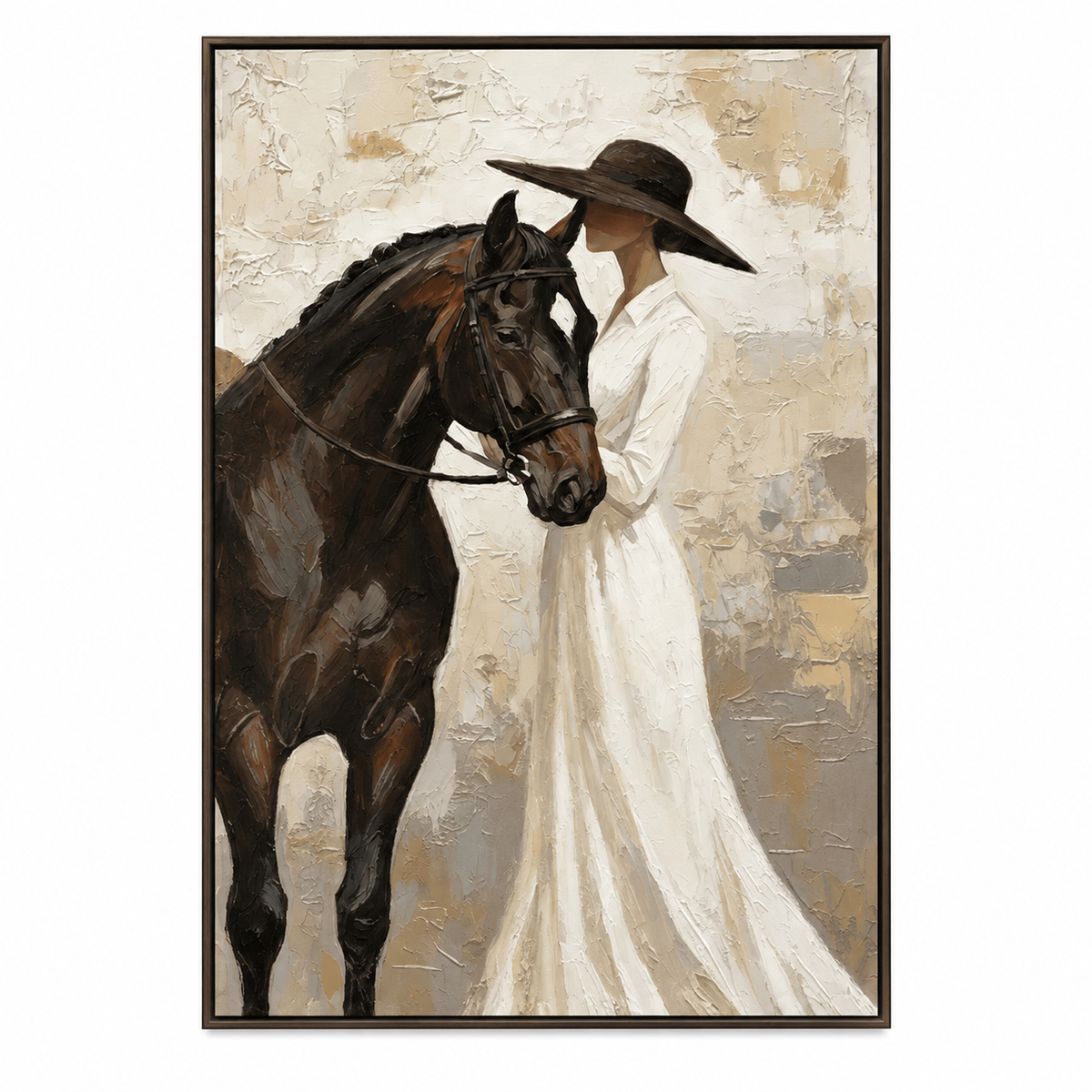 SOLORART Vintage Americana Art | Veiled Grace