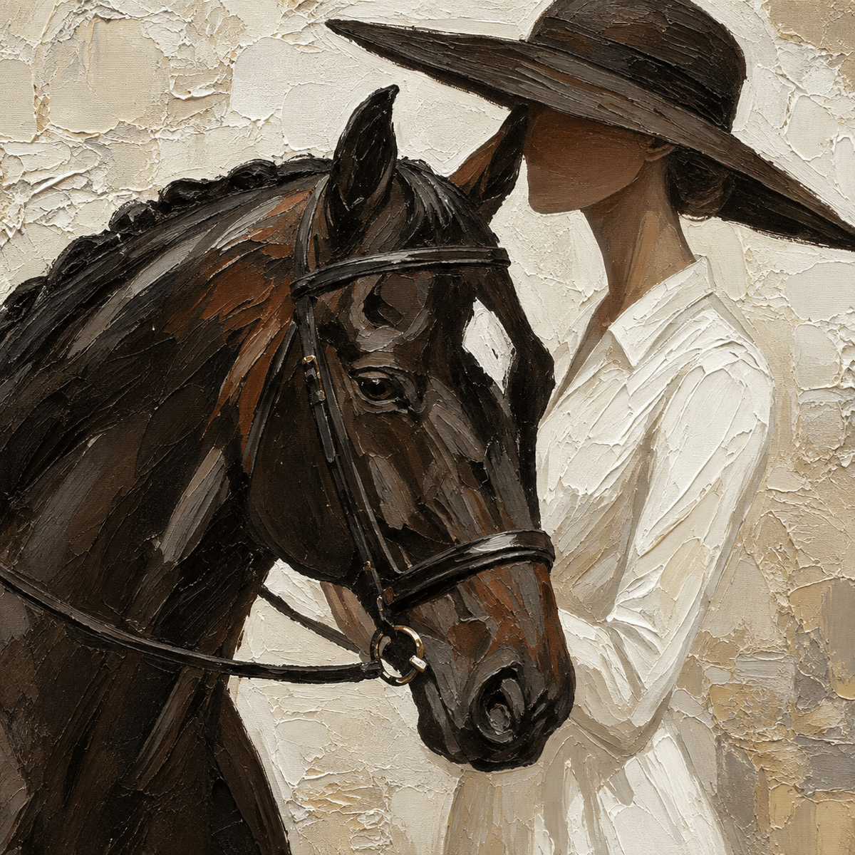 SOLORART Vintage Americana Art | Veiled Grace