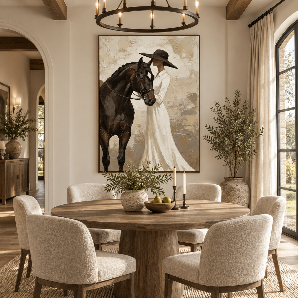 SOLORART Vintage Americana Art | Veiled Grace