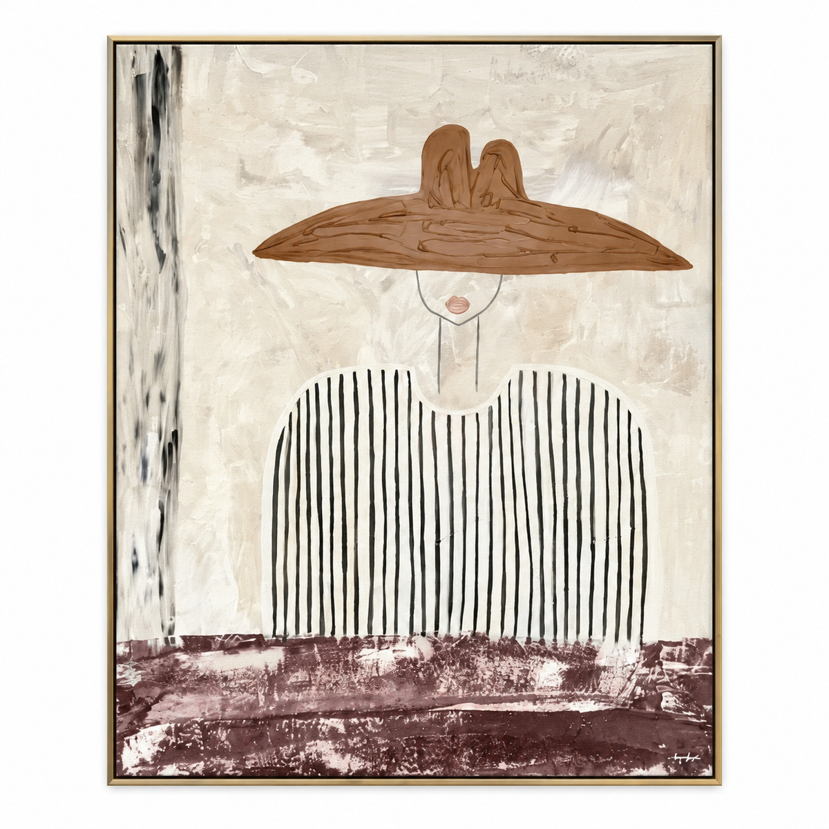 SOLORART Vintage Americana Art | Veiled Poise