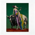 SOLORART POP Art | Velvet Dominion Beneath the Verdant Silence