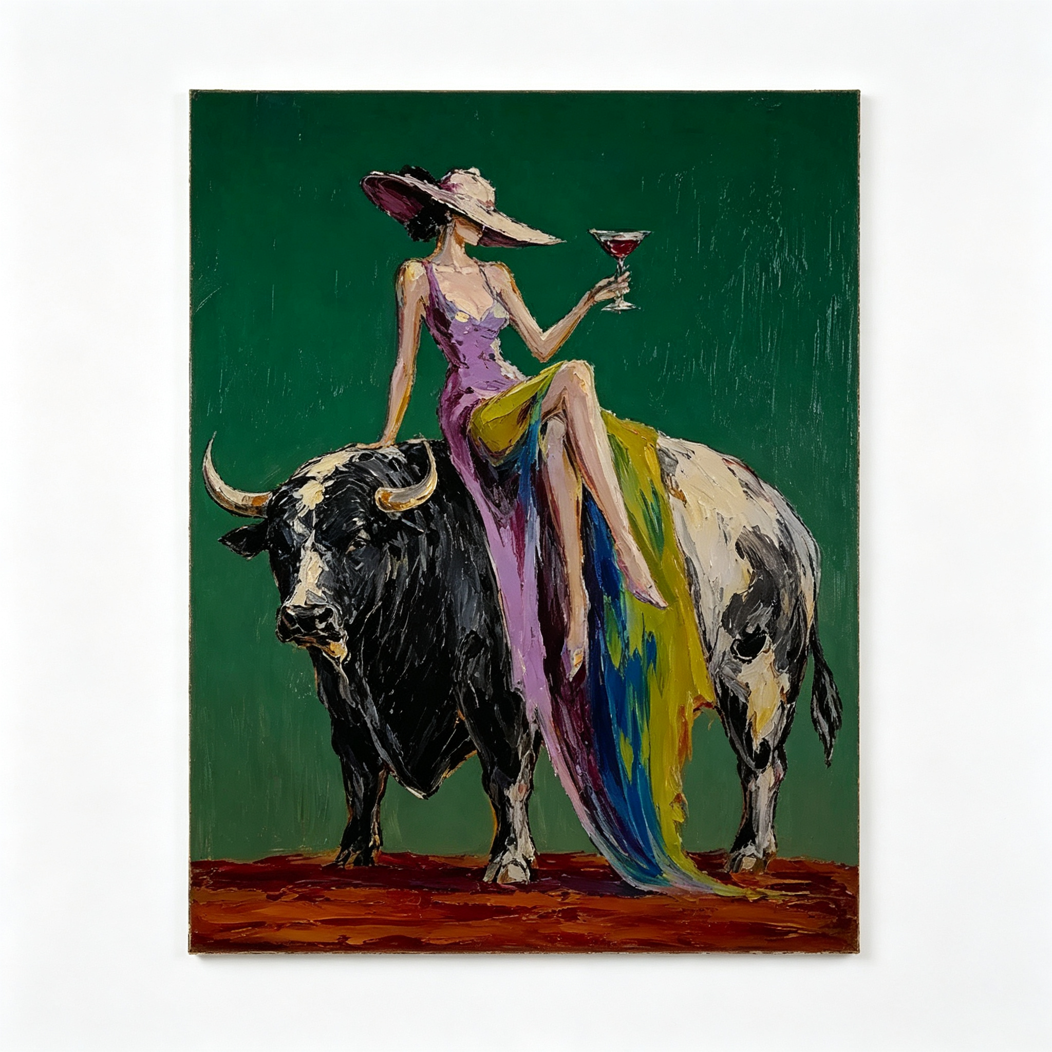 SOLORART POP Art | Velvet Dominion Beneath the Verdant Silence