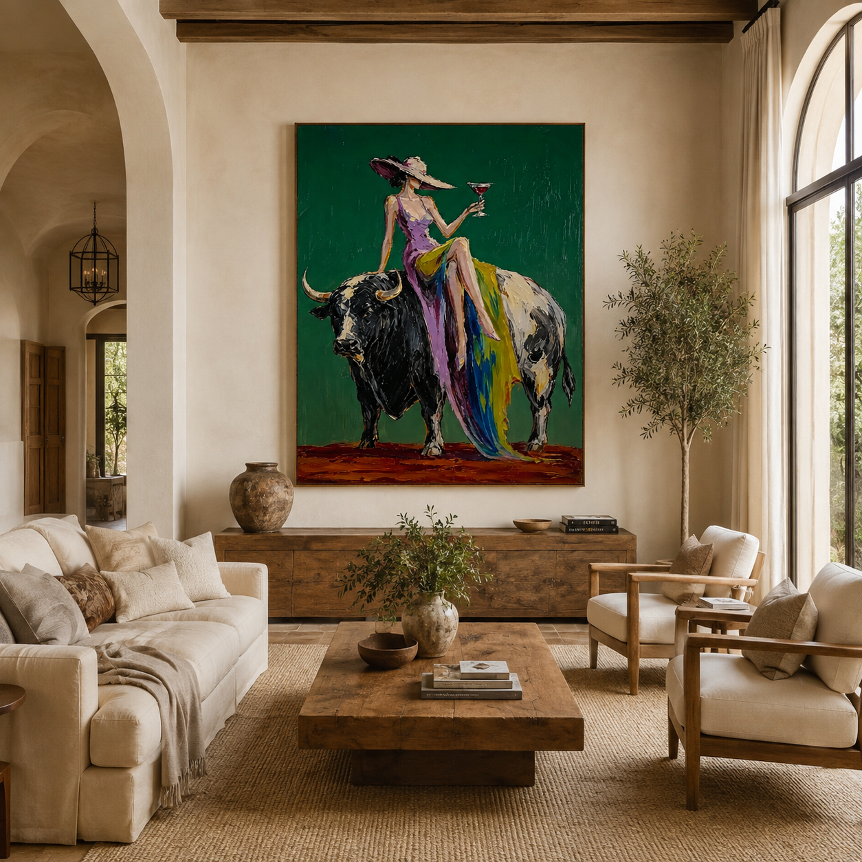 SOLORART POP Art | Velvet Dominion Beneath the Verdant Silence