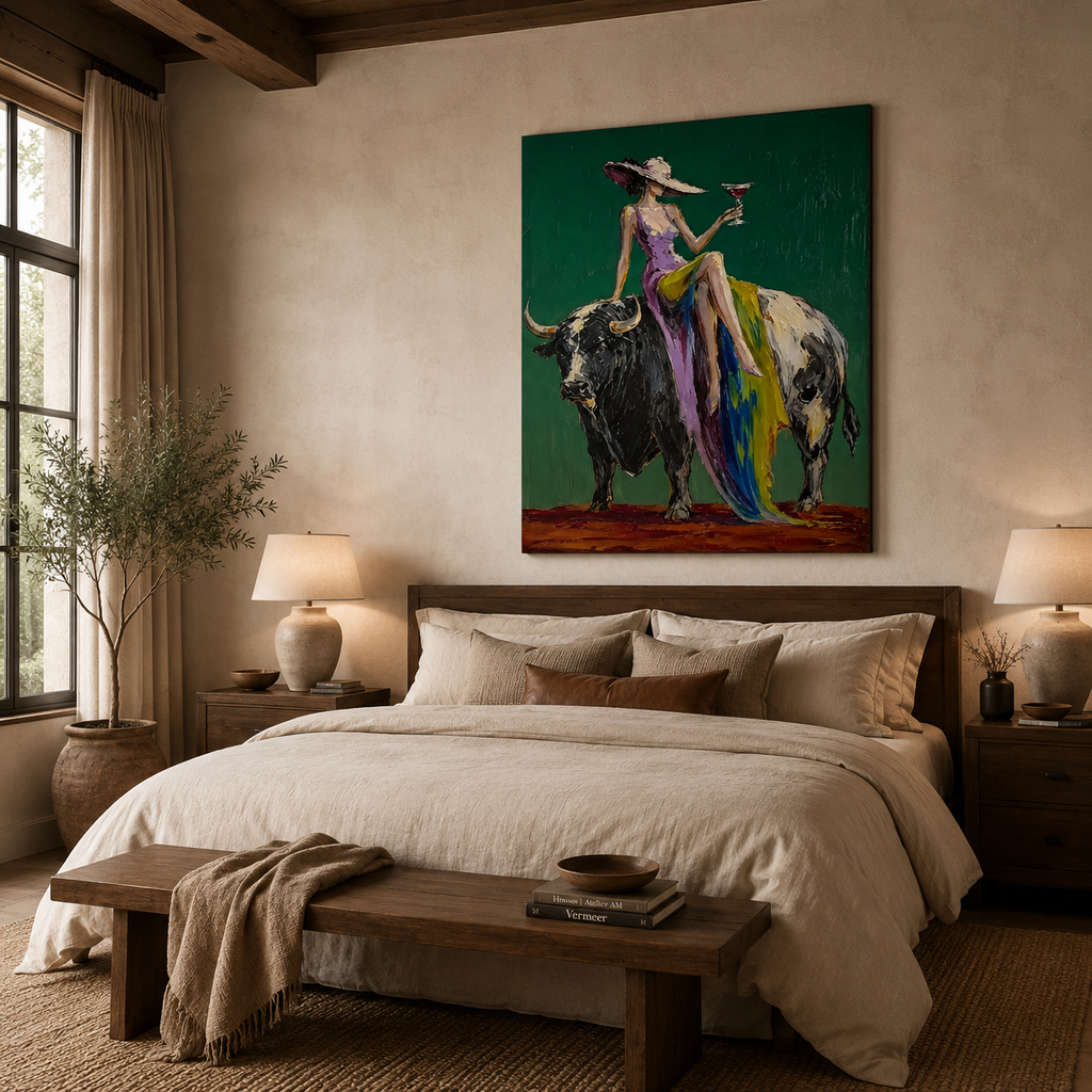 SOLORART POP Art | Velvet Dominion Beneath the Verdant Silence