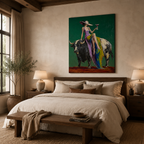 SOLORART POP Art | Velvet Dominion Beneath the Verdant Silence