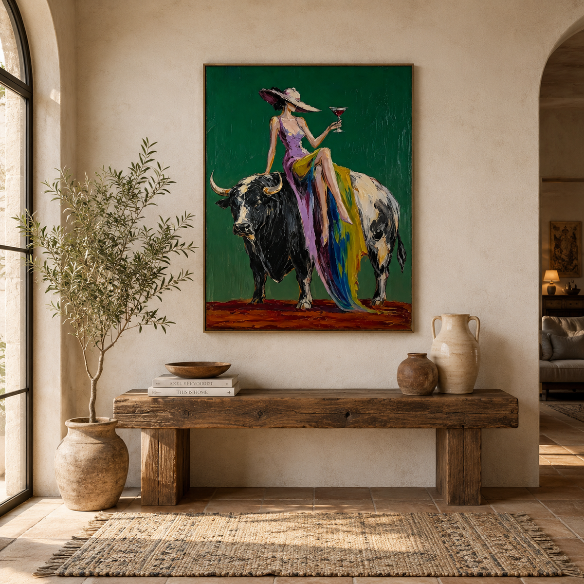SOLORART POP Art | Velvet Dominion Beneath the Verdant Silence