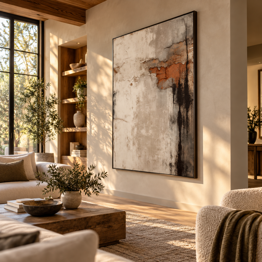 SOLORART Wabi-Sabi Art | Weathered Wall Patina