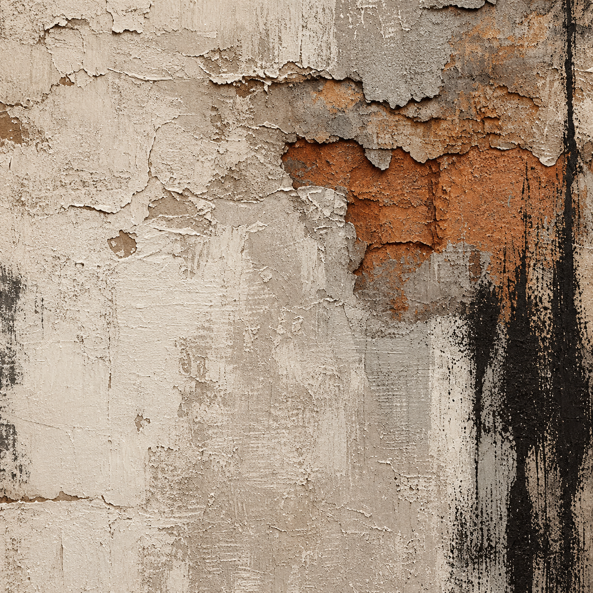 SOLORART Wabi-Sabi Art | Weathered Wall Patina