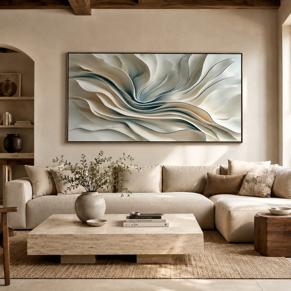 SOLORART 3D-Textured Art | Whispering Dune Flow