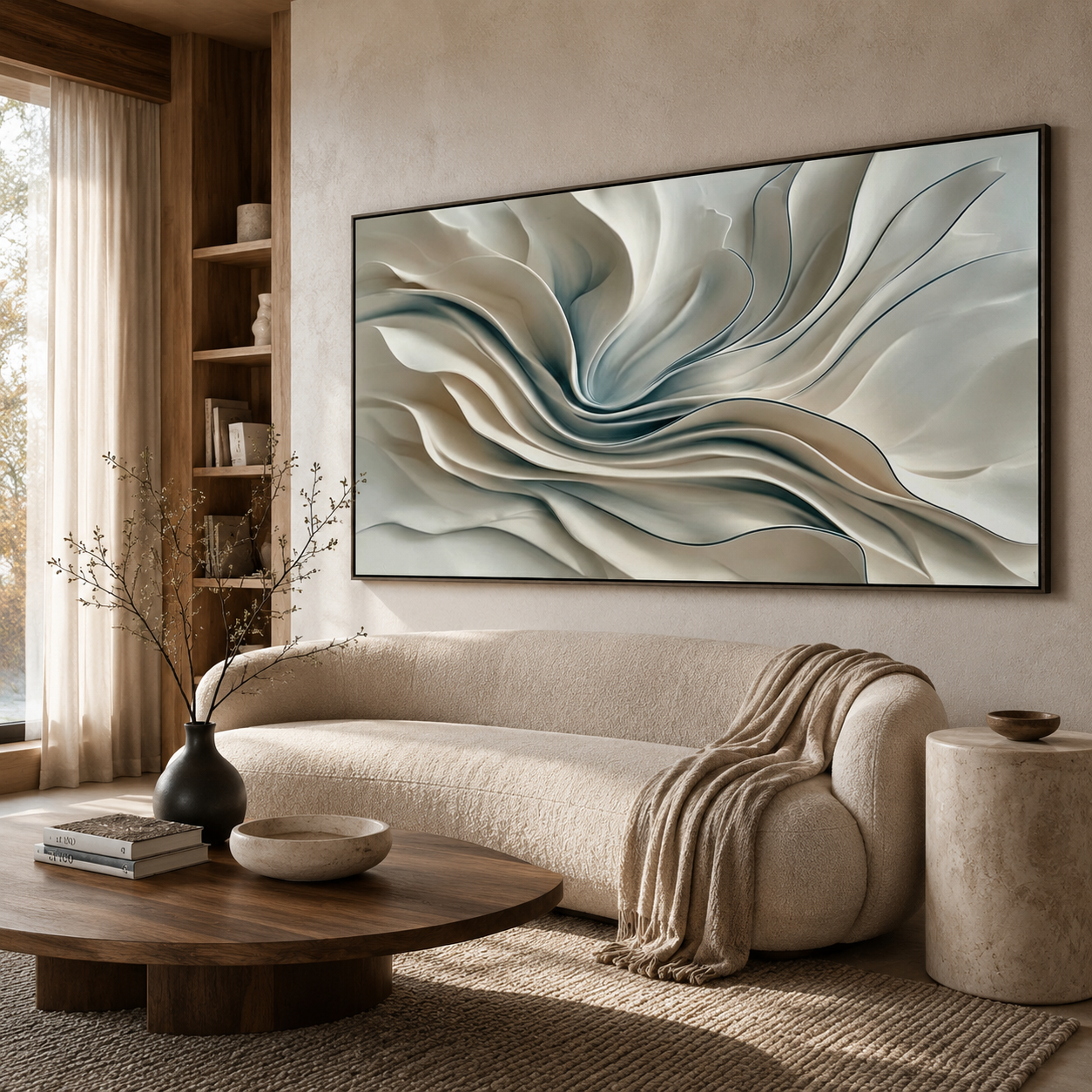 SOLORART 3D-Textured Art | Whispering Dune Flow