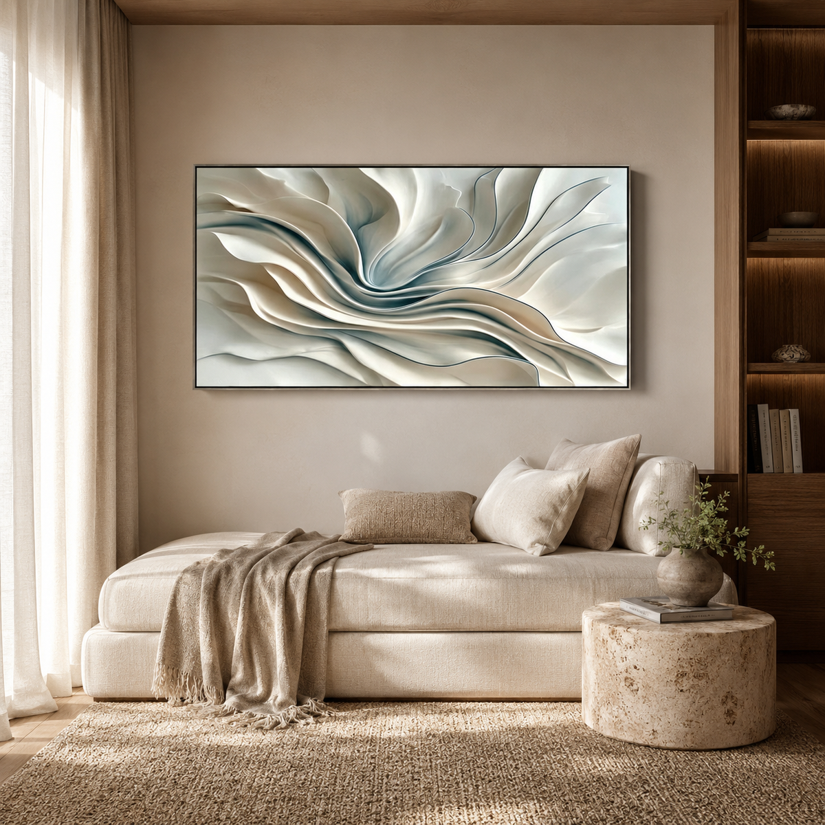 SOLORART 3D-Textured Art | Whispering Dune Flow